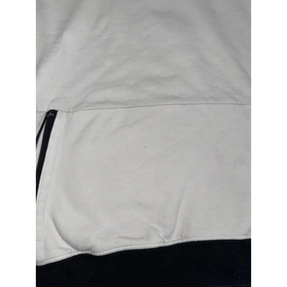 American Eagle AE USA White Black‎ Graphic Pullover Hoodie Mens Size XS